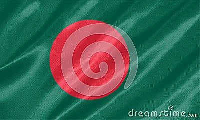 Bangladesh Flag Stock Photo