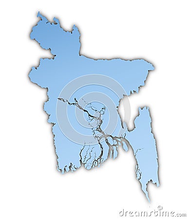 Bangladesh map Stock Photo