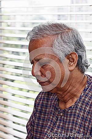 Muhammad Yunus is listening to the discussion at a conference at Grameen centre, Dhaka Editorial Stock Photo