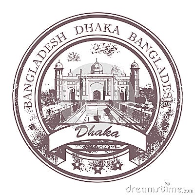 Bangladesh stamp Vector Illustration