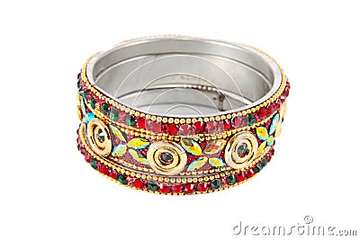 Bangle, Indian bracelets Stock Photo