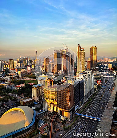 Bangsar South in Kuala Lumpur Editorial Stock Photo