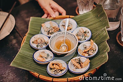 Banh Beo is vietnam food traditional VIETNAM food Stock Photo