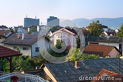 Banja Luka architecture Stock Photo