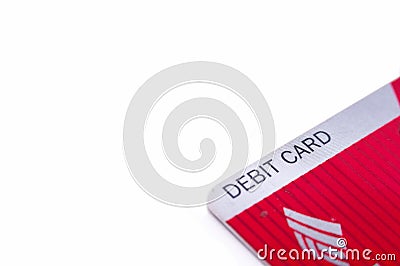 Bank of america debit credit card Editorial Stock Photo
