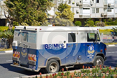 Bank armored cars Editorial Stock Photo