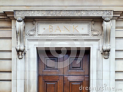 Bank building Stock Photo