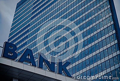 Bank building Stock Photo