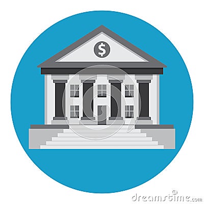 Bank building Vector Illustration