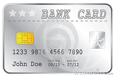 Bank card Stock Photo