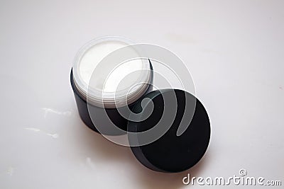 Bank for creams and ointments Stock Photo