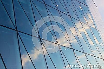 Modern office building in Hellerup Harbour, Denmark Stock Photo