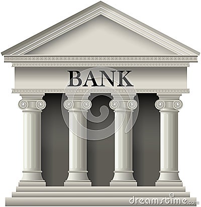 Bank Icon Vector Illustration