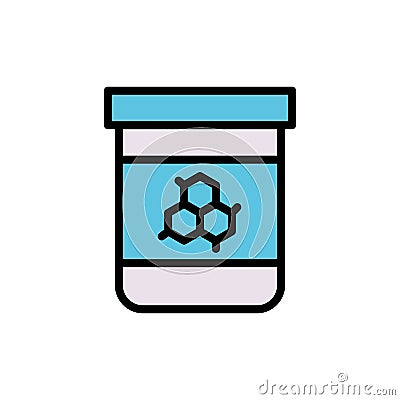 Bank, molecule icon. Simple color with outline vector elements of stinks icons for ui and ux, website or mobile application Stock Photo