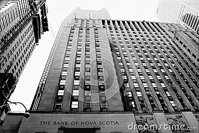 Bank of Nova Scotia Building Editorial Stock Photo