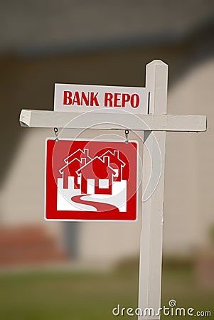 Bank Repo Real Estate Stock Photo