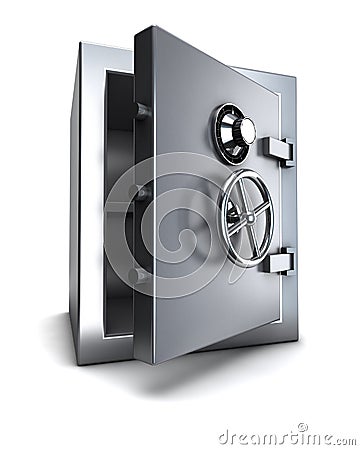 Bank safe Stock Photo