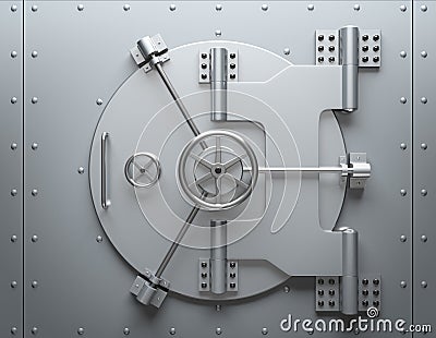 Bank Vault Stock Photo