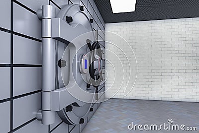 Bank vault Stock Photo