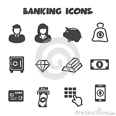 Banking icons Vector Illustration