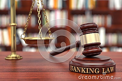 Banking law Stock Photo