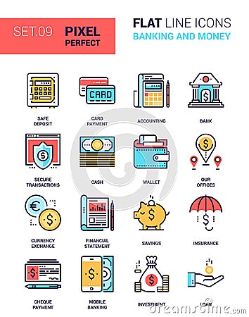 Banking and Money Vector Illustration