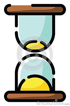 Banking time managment, icon Vector Illustration