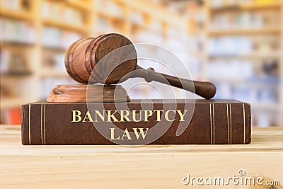 Bankruptcy law Stock Photo