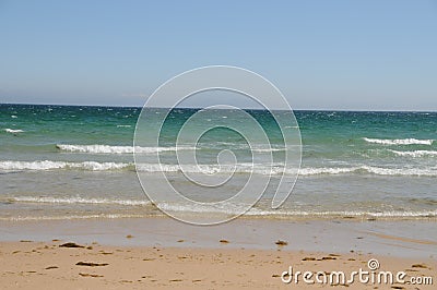 Banks and beaches of Valdevaqueros and Bolonia , Tarifa in CÃ¡diz Stock Photo