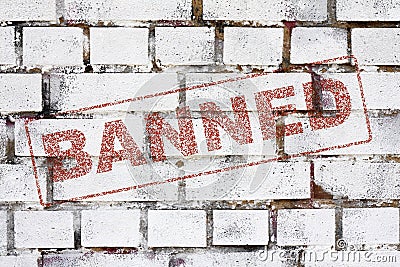 Banned Stock Photo