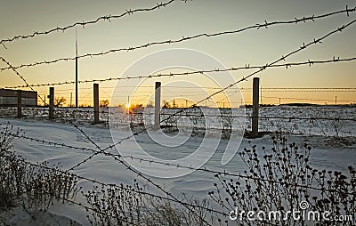 A banned area in Chernobyl Stock Photo