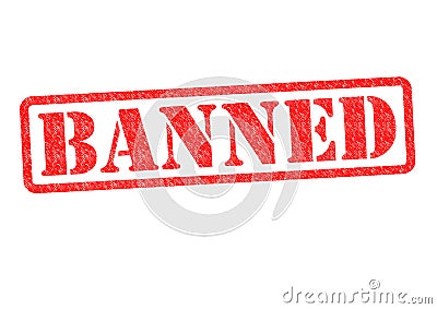 BANNED Stock Photo