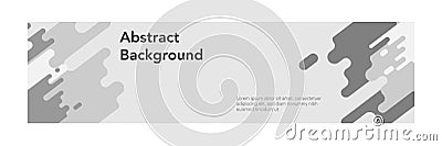 Banner abstract modern design_gray simple background Stock Photo