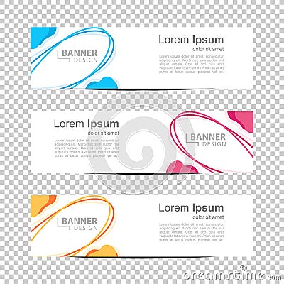 Banner background.Modern template design.Vector design Banner background Vector Illustration