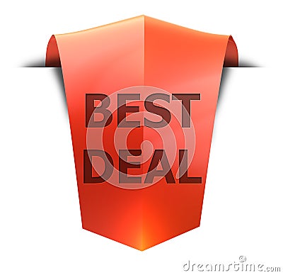 Banner best deal Stock Photo