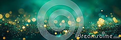 Banner of blurred background Bokeh abstract focus light glowing color bright vibrant gradient hazy dreamy diffus soft elegant Stock Photo
