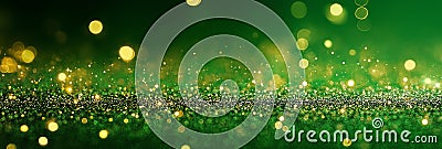 Banner of blurred background Bokeh abstract focus light glowing color bright vibrant gradient hazy dreamy diffus soft elegant Stock Photo