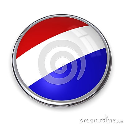 Banner Button Netherlands Stock Photo