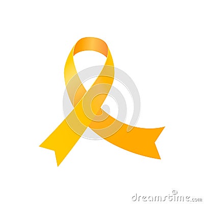 Banner for childhood cancer awareness day Vector Illustration