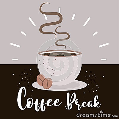 banner coffee break Stock Photo