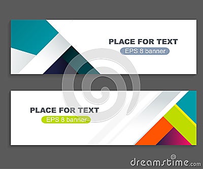 Banner design template material background Stock Photo