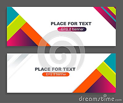 Banner design template material background Stock Photo