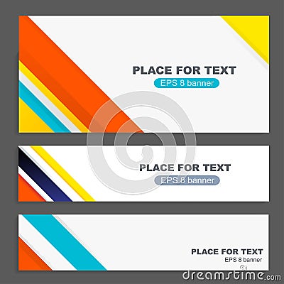 Banner design template material background Stock Photo