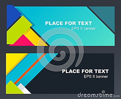 Banner design template material background Stock Photo