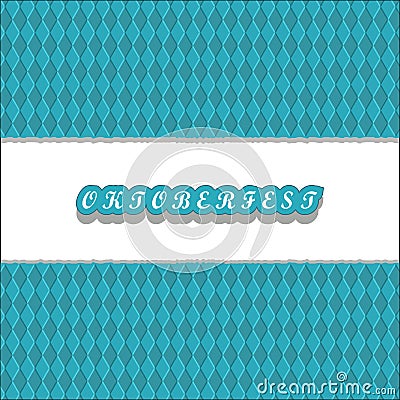 The banner Oktoberfest Vector Illustration