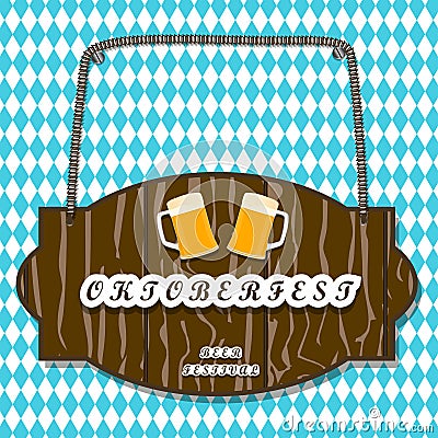 The banner Oktoberfest Vector Illustration