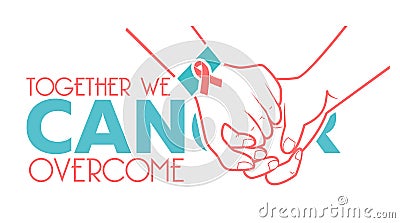 Banner World Cancer Day Stock Photo