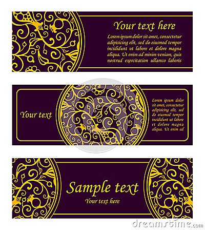 Banners set Vector Illustration