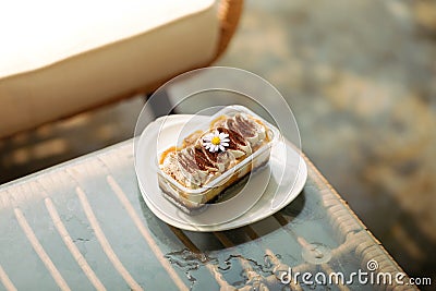 Banoffee cake Stock Photo