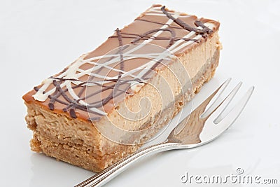 Banoffee Cheesecake Stock Photo